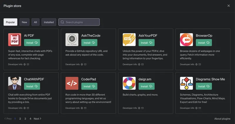 Chat GPT Plugins - Wtyczki