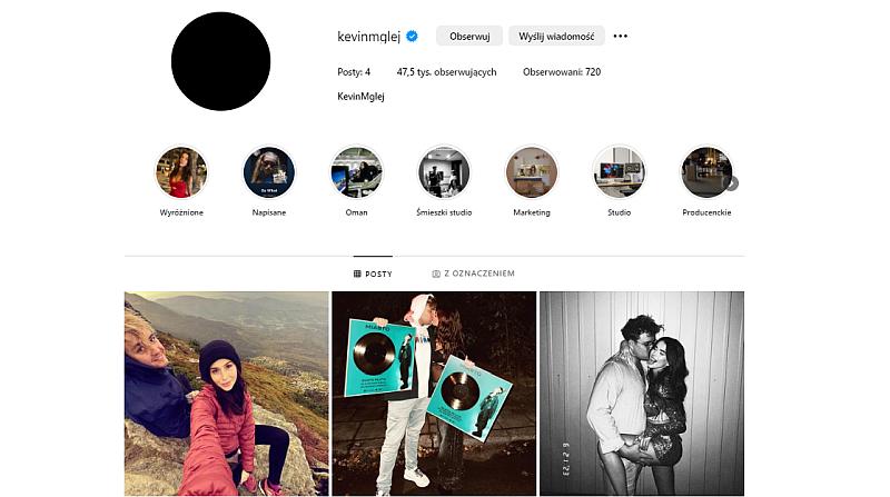 Kevin Mglej Instagram - prześwietlamy celebrytę!